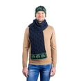 thumbnail image 3 of SAOL Aran Knitted Beanie Hat with Shamrocks 100% Premium Merino Wool Men`s Cap from Ireland, 3 of 4