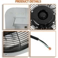 thumbnail image 3 of SHZAITOR 16 Inch Shutter Exhaust Fan Aluminum High Speed Wall Mounted Greenhouse Garage, 3 of 7