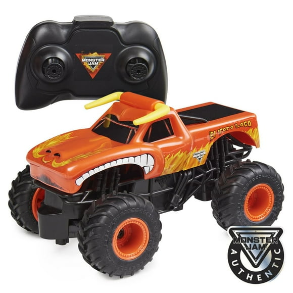 Monster Jam, Monster truck El Toro Loco radiocommandé officiel, échelle 1:24, 2,4 GHz, à partir de 4 ans