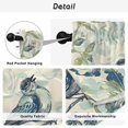 thumbnail image 5 of Vintage Floral Bird Tier Curtains, Retro Summer Botanical Light Filtering Kitchen Curtains, 2Pcs Rod Pocket Half Window Treatments Panels for Sink Cafe Cabinet Camper 27.5x24 Inches, 5 of 9
