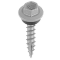 Sharp Point Screwdriver Teks Elite #12 x 1 In. Hex Washer Head Sharp Point Metal to Wood ...