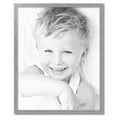 thumbnail image 2 of ArtToFrames 32" x 40" Classic Silver Picture Frame, 32x40 inch Silver Wood Poster Frame (WOM-4926), 2 of 7