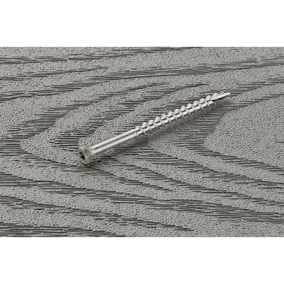 Starborn 5001475 No.8 x 2.5 in. Star Trim Head Stainless Steel Deck Screws, Pack of 350