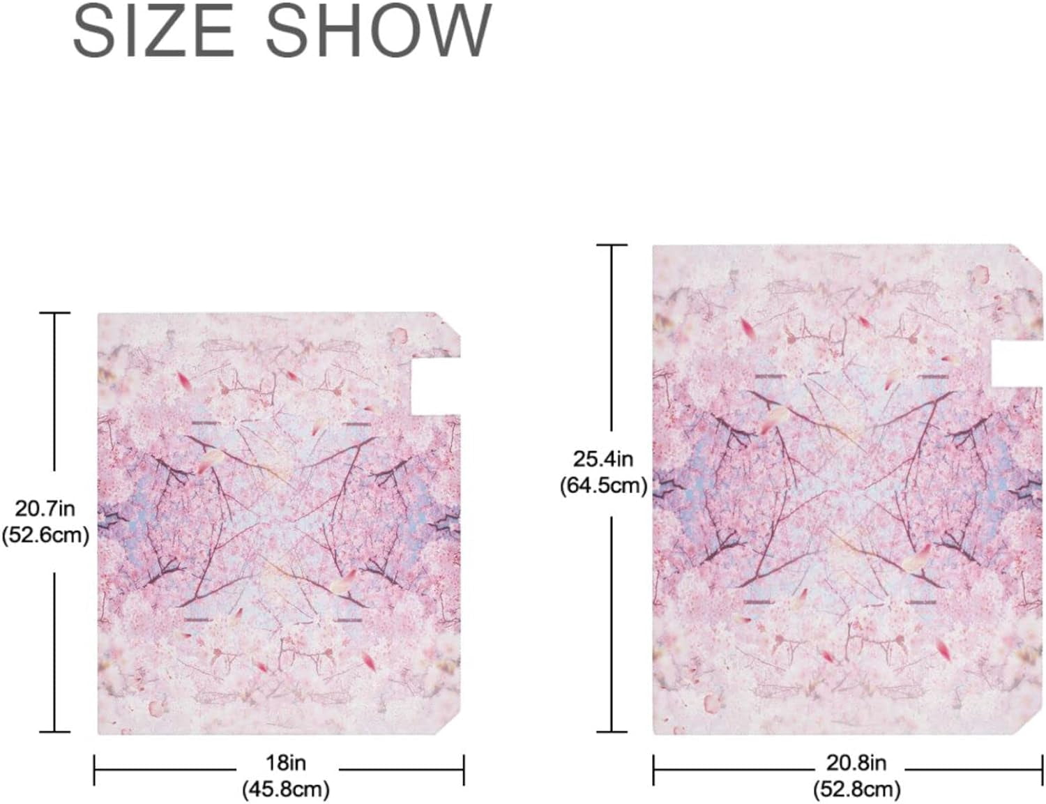 Pink Cherry Blossom Mailbox Covers Magnetic Spring Flowers Floral Mailbox Cover Wraps Standard Size 18"X21" Post Letter Box Cover Garden Decorations