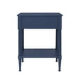 thumbnail image 4 of Linon Athalee Single Drawer Indoor Accent Side Table with Shelf, 30.25" Tall, Navy, 4 of 16