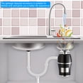 thumbnail image 2 of Uxcell Garbage Disposal Splash Guard Sink Baffle, Food Waste Disposer Accessories, 3 1/8 Inch, 2 of 5