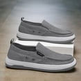 thumbnail image 2 of Men's S𝗅ip On Sneakers Lightweight Casual L𝗈afers Shoes Comfort Flat Shoes Wear-Res𝗂st𝖺𝗇𝗍 Non-S𝗅ip Sport Shoes Fashion Breathable Athlet𝗂c Shoes for Driving Work Dress Walking, 2 of 4