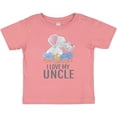 thumbnail image 3 of Inktastic I Love My Uncle Cute Elephants in Night Sky Boys or Girls Baby T-Shirt, 3 of 5