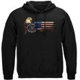 thumbnail image 6 of Firefighter Eagle And Flag Firefighter 100% Cotton Black T-Shirt 5X-Large, 6 of 9