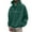Dark Green, variant on Hoodies for Men Anime Male And Women Fall Winter Solid Color Coconut Printing Sweater Hooded Long Sleeve Pocket Sweater,Light Blue,S