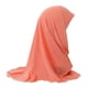 thumbnail image 3 of H061 hermoso hijab liso para niña pequeña, gorros hijab bonitos y sencillos, gorras para mujer que pueden adaptarse a niñas de 2 a 6 años, 3 of 4