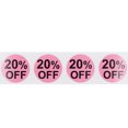 thumbnail image 3 of Autocollants Circulaires Roses 20 % de Réduction 0.75 Pouces Pouce Rond Lot de 500, 3 of 6