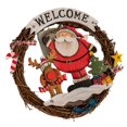 thumbnail image 2 of Christmas Decoration Props Wreath Holiday Decorations Welcome Doorplate Door Hanging Wall Hanging, 2 of 5