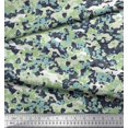 thumbnail image 2 of Soimoi polyester Crepe Fabric Two Tone With White Camouflage Print Fabric by the Yard 42 Inch Wide, 2 of 3