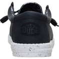 thumbnail image 6 of HEYDUDE Men Wally Stretch Canvas Wide , Black/White, 9, 6 of 6