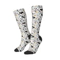 thumbnail image 2 of Daiia Sports Socks Puppy Printed Novelty Crew Socks for Men Women Knee High Socks Cotton Socks Soft & Breathable Support Unisex Socks, 2 of 9