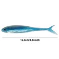thumbnail image 2 of 2 señuelos de pesca: cebo suave para sábalo, cebo artificial para lucio, lubina, trucha, pesca en el mar, 2 of 7