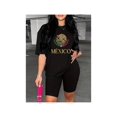 thumbnail image 1 of Summer t Shirts America Cup Mexico Print Casual T-shirt, Short Sleeve Crew Neck T-shirt, Women's Clothing, 1 of 6