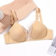 thumbnail image 5 of TAIAOJING Seamless Bra No Steel Ring Thin Bra Solid Color Embroidered Decoration Breathable Gathers Underwear Comfort Bra Brassiere, 5 of 6