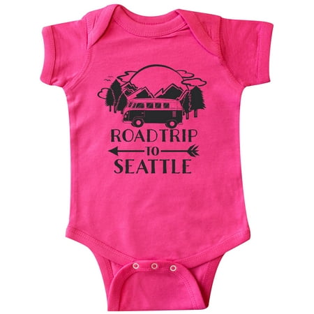 

Inktastic Road Trip To Seattle Gift Baby Boy or Baby Girl Bodysuit