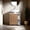 White, Natural Oak, variant on Pascuale Two Side Shelves Under Sink Cabinet with One Door, Cut-Out Back, Compact 22”