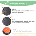 thumbnail image 2 of Voice Recording Button 30 Second Record Playback Pet Training Buzzer Funny Gag Gift 8 Pack, 2 of 7