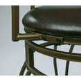 thumbnail image 3 of OSP Home Furnishings 30" Cosmo Metal Swivel Barstool inÂ&nbsp;Espresso Faux Leather Seat, 3 of 7