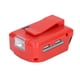 thumbnail image 1 of Convertidor adaptador USB de batería de litio con abrazadera para cinturón de luz de trabajo LED para 14,4‑20 V ADP05 12 V CC tipo B, 1 of 5