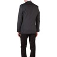 thumbnail image 4 of Caravelli Men's 613102 Slim Fit Textured Top 2-Piece Tuxedo - Charcoal - 44S, 4 of 4