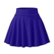 thumbnail image 4 of Minifalda plisada antirreflejos para mujer: color liso, cintura elástica, falda corta informal para verano, tallas M-XXXL, 4 of 5