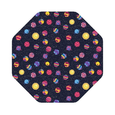 

Matuu Planets for Cup Coasters Set of 6 Leather Coasters Desk Coasters for Office Measures 4” x 4” Octagon