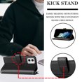 thumbnail image 4 of Compatible with Motorola Moto G 5G 2023 Wallet Case Premium Zipper Large Space Flip PU Leather Cover, 4 of 5