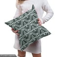 thumbnail image 4 of Ambesonne Fleur De Lis Fabric by the Yard Upholstery, Rectangle Motifs, 2 Yards, Sage Green, 4 of 4