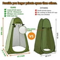 thumbnail image 3 of Pop Up Shower Camping Tent, Outdoor Privacy Camp Toilet Tent, Portable Dressing Room with Carrying Bag, Bath Bag for Camping, Hiking, 3 of 4