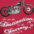 thumbnail image 3 of CafePress - It's The Journey Dark T Shirt - Men's Classic Graphic Cotton T-Shirt, 3 of 4