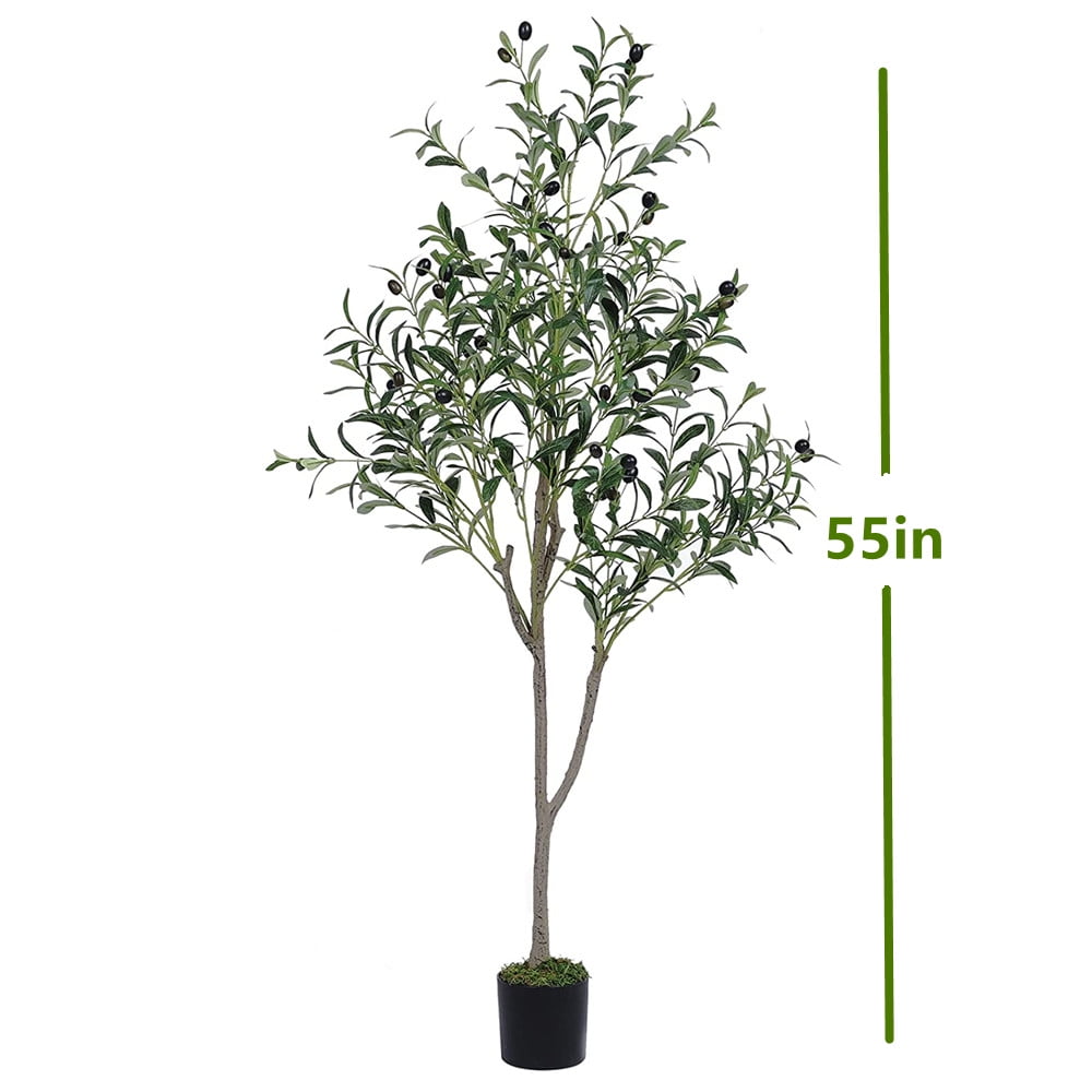 1.4m Artificial Olive Tree Fake Potted Olive Silk Tree,for Modern Home ...