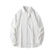 thumbnail image 1 of Blusa y camisa de manga larga con cuello vuelto para hombre, ropa de trabajo de color liso, holgada, con solapa suelta, blusa de manga larga para hombre, 1 of 3
