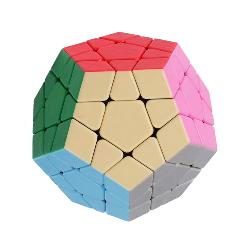 ShengShou 2x2 Megaminx Dodecahedron Magic Cube Puzzle Cube For Kids Adults White 
