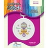 Janlynn Counted Cross Ready, Set & Stitch "Sweet Baby" Stitch Kit with Frame, 1 Each
