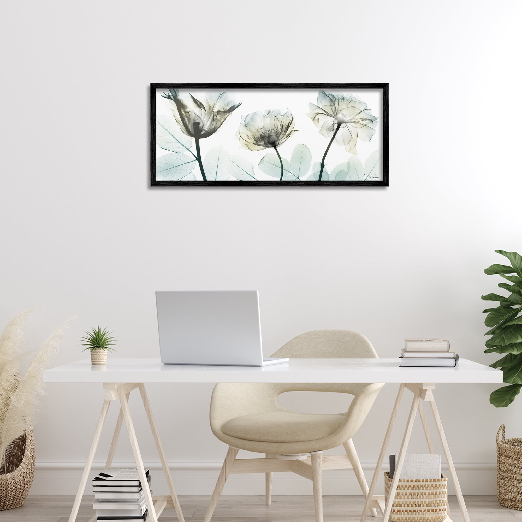 Stupell Industries Jewel of Passion Flowers Black Framed Giclee Art, design by Albert Koetsier
