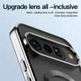 thumbnail image 4 of Allytech for Google Pixel 10 /10 Pro Case Clear, Magnetic Case Compatible with Magsafe Wireless Charging Anti-Yellow Shockproof Bumper Hard PC Back Cover Case for Google Pixel 10 /10 Pro - Silver, 4 of 6