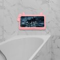 thumbnail image 4 of Greenadscape Soporte Impermeable Para Teléfono De Pared En Con Sin Perforaciones Color Rosa, 4 of 7