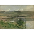 thumbnail image 3 of John Henry Twachtman 18x14 Black Modern Framed Museum Art Print Titled - Arques-La-Bataille (ca. 1884), 3 of 5