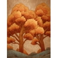 thumbnail image 1 of Qisvanset Autumn Trees Canvas Wall Art Print, 15.75x11.81 Inches, 1 of 8