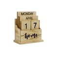 thumbnail image 1 of Calendario de Madera para el Hogar, Calendario Perpetuo, Tabla de Cuenta Atrás, Accesorios de Decoración Del Hogar, Regalos, Accesorios de Escritorio, Libros, Accesorios de Escritorio, Apoyos de Fotog, 1 of 6