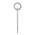 thumbnail image 2 of 925 Sterling Silver Daintty Letter D Initiale Nom Monogramme Collier Pendentif Pendentif, 2 of 8
