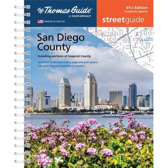 Thomas Guide: San Diego County Street Guide 61st Edition, (Paperback)