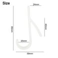 thumbnail image 2 of SUYIN Electric Towel Rack Drying Rack Hook Towel Rack Plastic Hook Clothes Drying Rack, 2 of 6