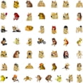 thumbnail image 3 of Paquete de pegatinas Cheems Memes Shiba Inu Anime, 50 unidades, 4-6 cm, 3 of 3