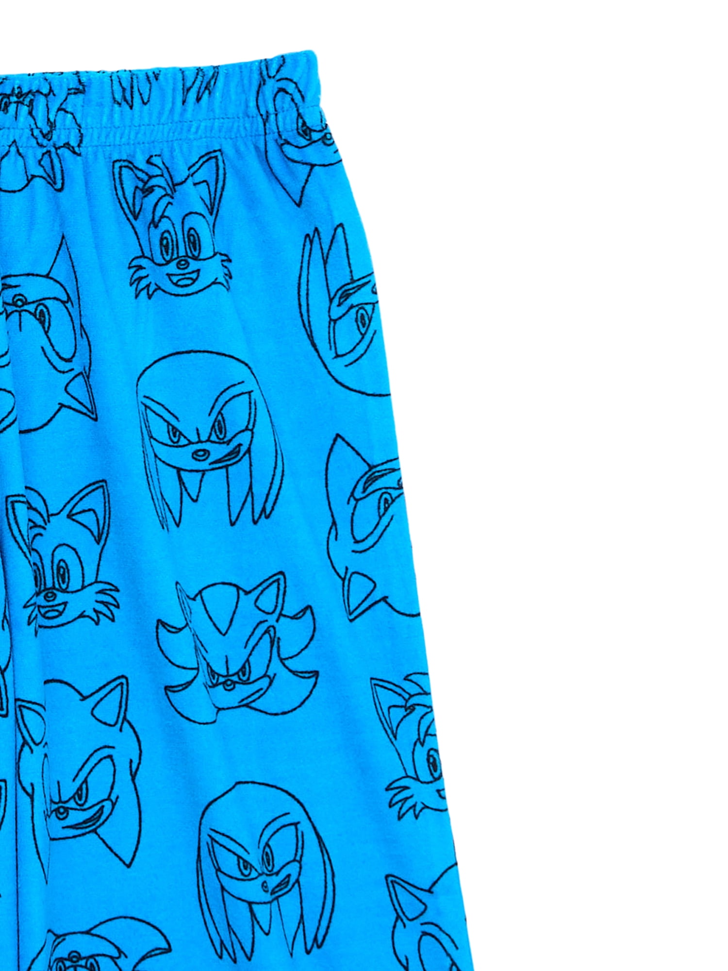 Sonic the Hedgehog Boys Long Sleeve Top and Sleep Pants Pajama Set, 2-Piece, Sizes 4-12